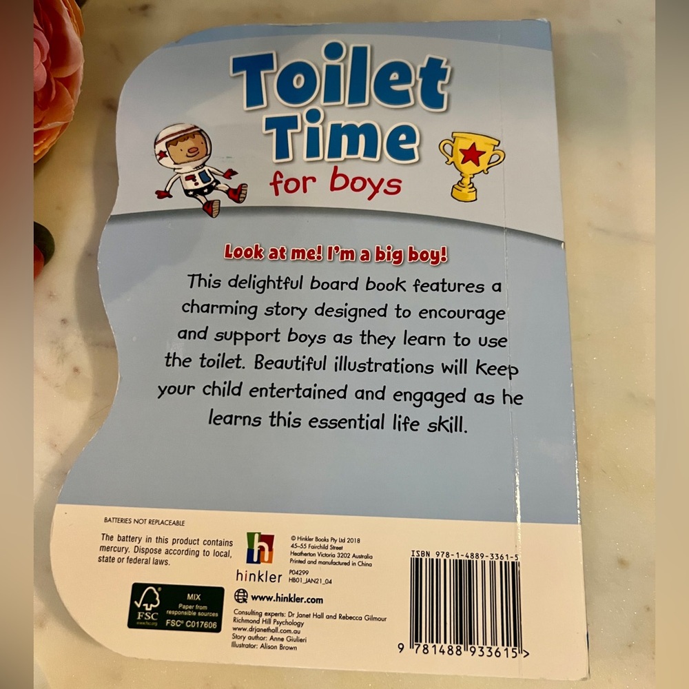 Toilet Time for Boys Interactive Book - Picture 2 of 5